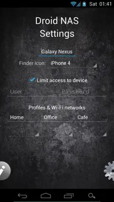 Droid NAS android App screenshot 2